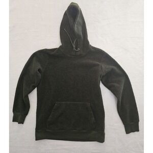 No‎ Boundaries Sherpa Hoodie Med Teddy Mossy Green Pullover Winter
